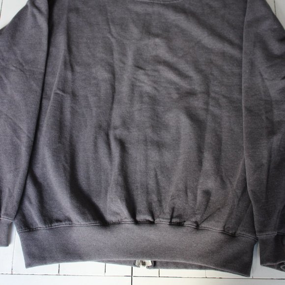 Champion Charcoal Grey Zip Up Hoodie Sweatshirt - Picture 5 of 5